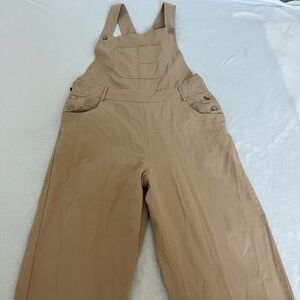 Carly Jean Los Angeles Tan Jumpsuit